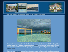 Tablet Screenshot of portlibertehoa.com